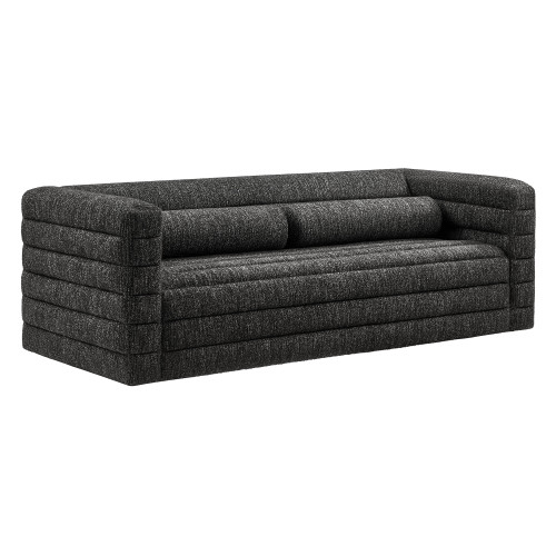 Relle Channel Tufted Boucle Upholstered Sofa / EEI-7136