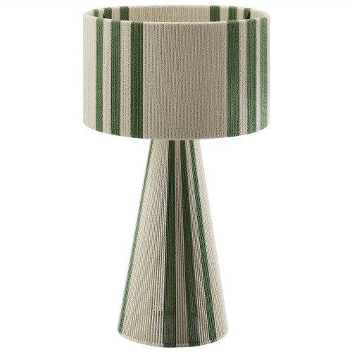 Gia Handwoven Cotton Thread Striped or Plain Table Lamp / EEI-7262