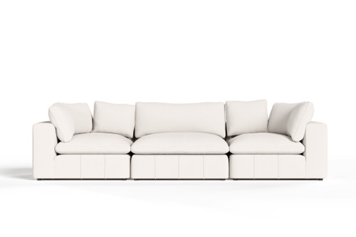 Divani Casa Vicki - Modern Off-White Fabric Modular Sectional-3-Piece Sectional / VGKV-KF.8033-MOD-IVORY-3-Piece Sectional