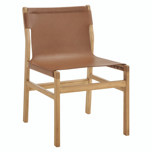 Sonora Leather Dining Side Chair / EEI-7326
