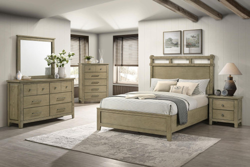 Hazlewood 5-piece Eastern King Bedroom Set Vineyard Oak / CS-207531KE-S5
