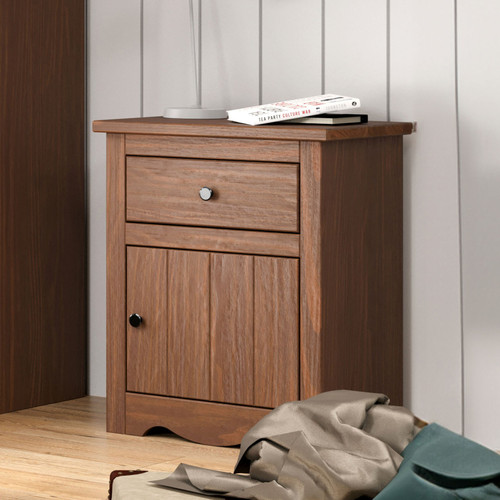 STAVROS Nightstand, Mahogany / AM7002MH-N