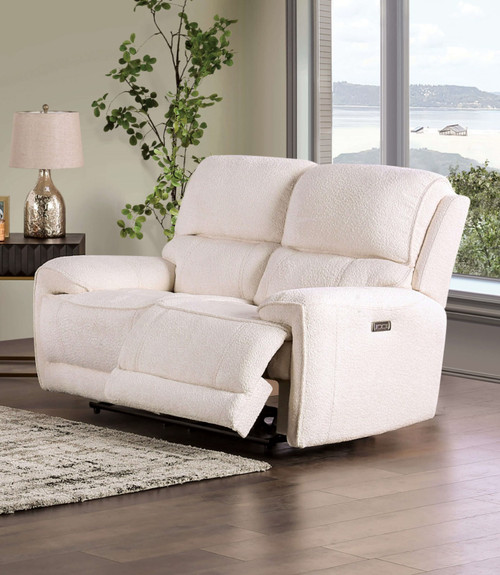 MORCOTE Power Loveseat, Beige / FM62001BG-LV-PM