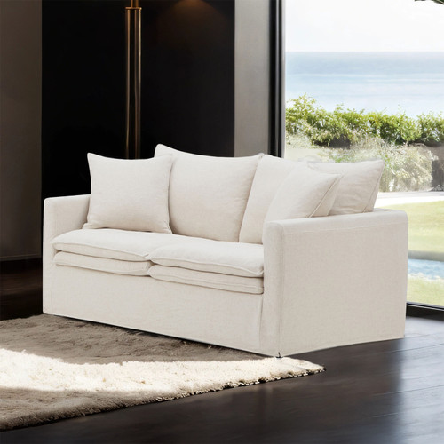 CRAYFORD Loveseat, Taupe / FM63010TP-LV