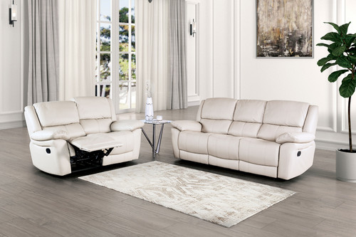 GLARUS Sofa + Loveseat / FM69003WH-M-2PC