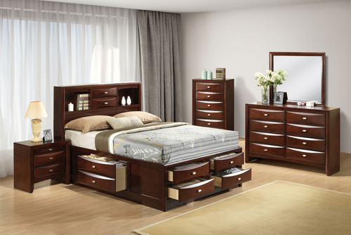 ZOSIMO 5 Pc. Queen Bedroom Set w/ Chest / FM7210CH-Q-5PC-CHEST