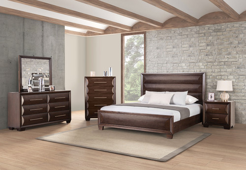 CHEMNITZ Queen Bed, Espresso / FM7399ES-Q-BED