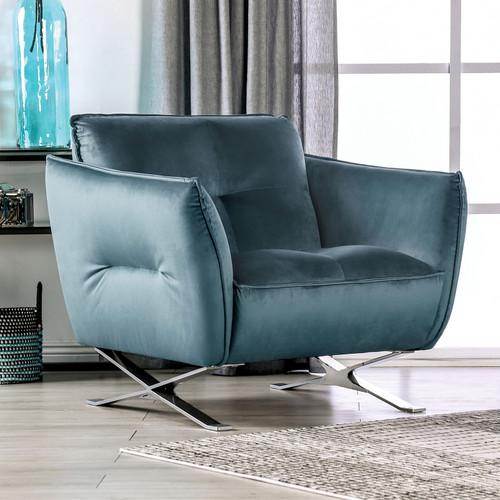 CIVELLUTINO Chair, Teal / FM90004TL-CH-PK