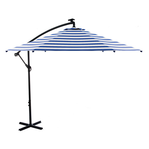 GLAM Cantilever Umbrella, Blue/White / GM-3003BL