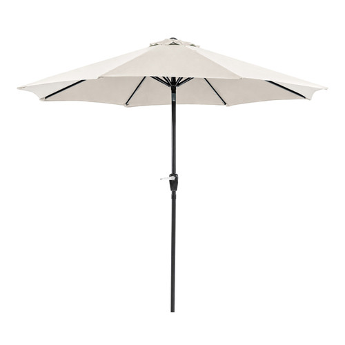 SOLI 9' Outdoor Umbrella w/ Auto Tilt, Beige / LA-A009SV