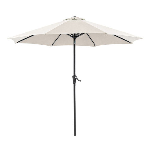 TANO 9' Outdoor Umbrella, Beige + Base / LA-A010SV+BASE