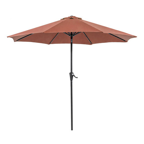 TANO 9' Outdoor Umbrella, Red+ Base / LA-A010RD+BASE