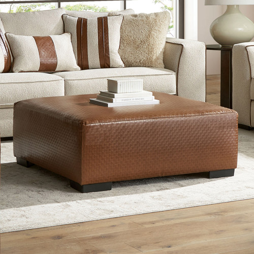 ULVERY Ottoman, Brown / SM5185-OT