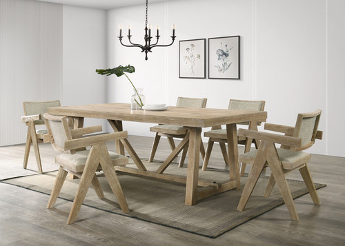 GUISBOROUGH 7 Pc. Dining Table Set / FM3221AK-T-7PC