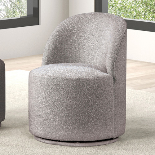 BROAGER Dining Swivel Chair, Light Gray / FM3001LG-SC