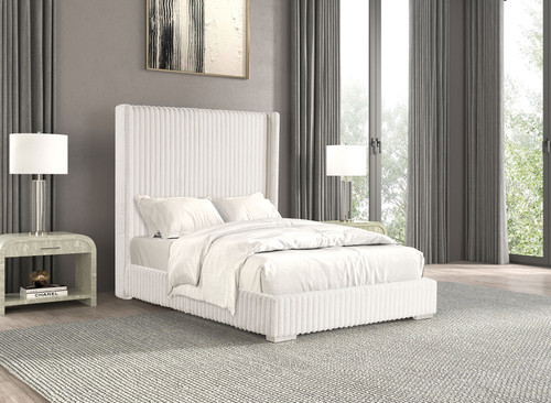 CADWELL Queen Bed, White / FM7120WH-Q