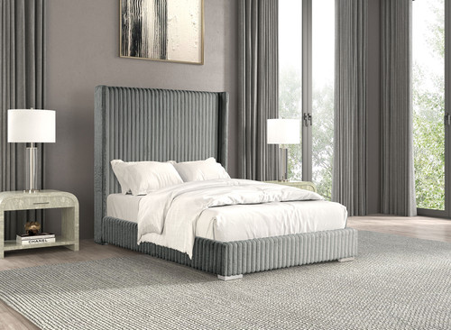 CADWELL Twin Bed, Gray / FM7120GY-T