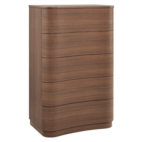 Mirae 5-Drawer Curved Dresser Chest of Drawers / MOD-7231