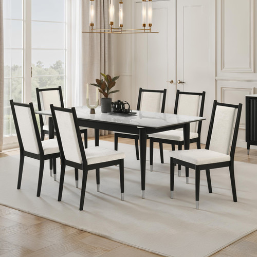 Maidstone 5 Pc. Dining Table Set / FM32001BK-T-5PC