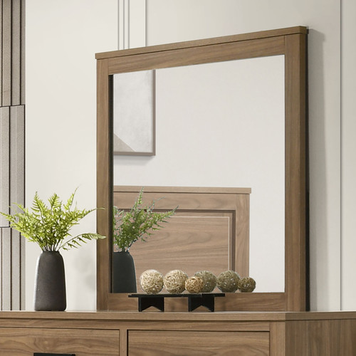 Panelli Mirror, Chestnut Brown / FM72017BR-M