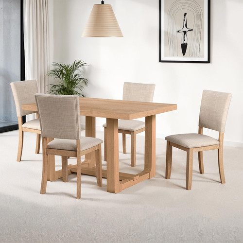 Sauro 5 Pc. Dining Table Set / SL3405NT-T-5PC