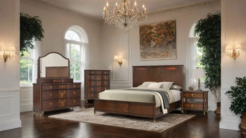 Westerham 5 Pc. Queen Bedroom Set w/ Chest / FM74001CH-Q-5PC-CHE