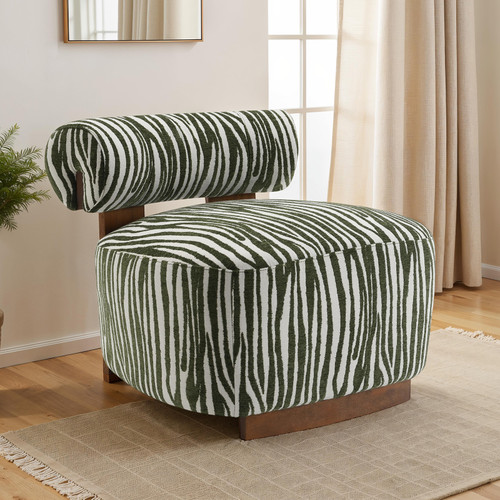 Niobe Accent Chair, Green / FM-AC6007GR