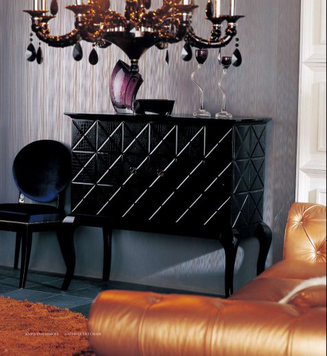 Armani Xavira Monte Cristo Modern Black Buffet / VGUNAA602-120