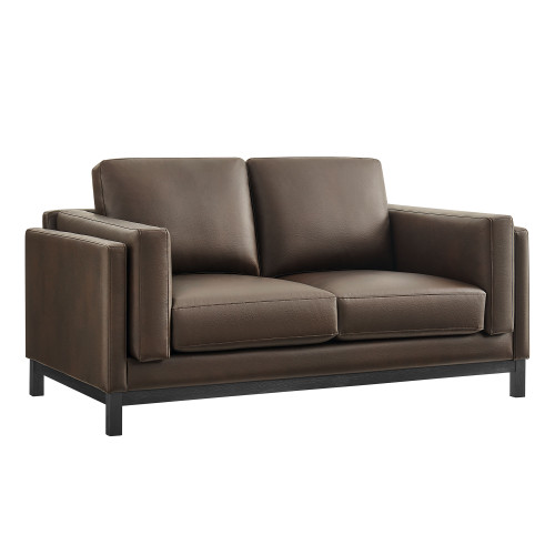 Roscoe 63 inch Vegan Leather Loveseat / EEI-7336