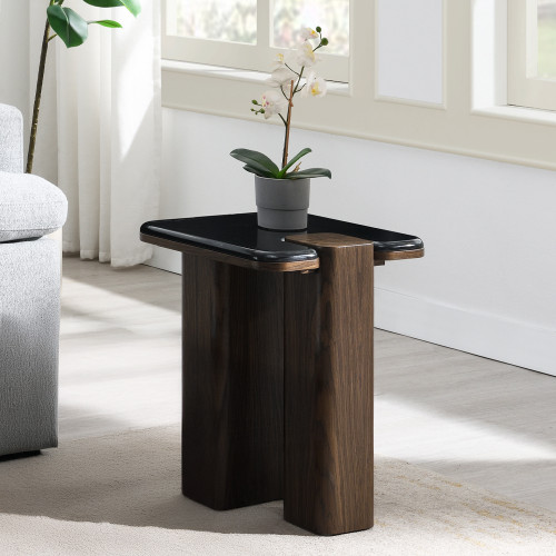 Dana End Table w/Natural Marble / LV04596