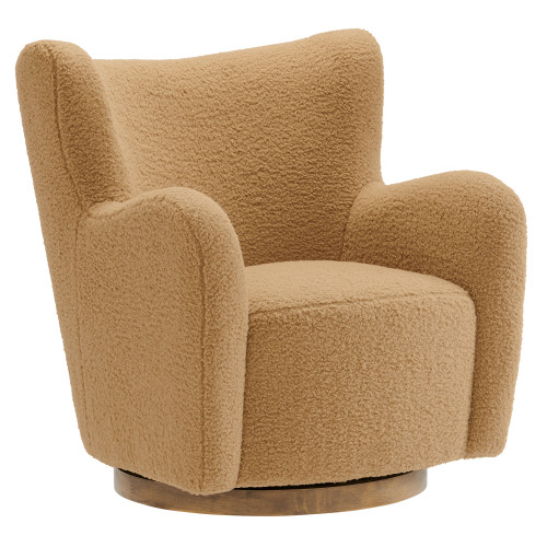 Montrose Wingback Sherpa Swivel Accent Chair by Modway / EEI-7105
