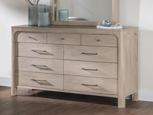 Solano 9-drawer Bedroom Dresser Cabinet Weathered Mango / CS-222523