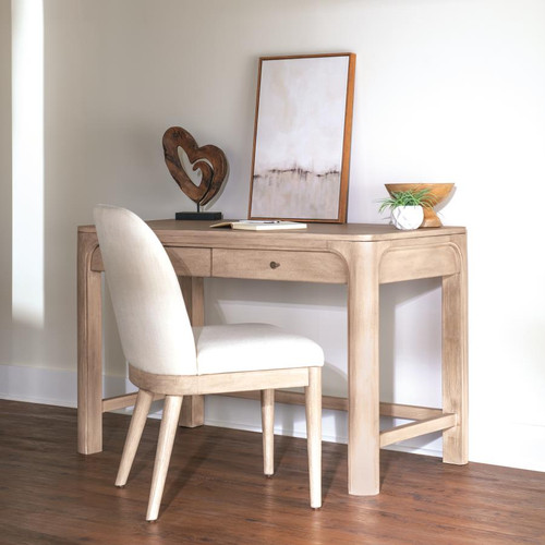 Solano 2-drawer Makeup Table Vanity Desk Weathered Mango / CS-222527