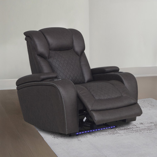 Wendell Power Motion Recliner w/Storage, USB & LED / LV06222