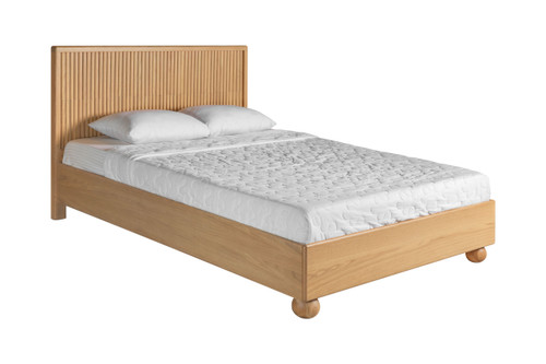 Queen Modrest Winters - Modern Natural Oak Bed / VGWD-EMI-QB-KBUS-BED-Q