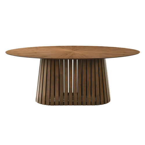 Truman - Mid-Century Modern Walnut Oval Dining Table / VGMA-MIT-5346-OVAL-WAL