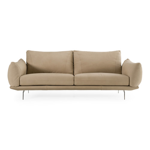 Saint Tropez - Modern Italian Beige Leather Sofa / VGDT-STTROPEZ-SOFA-PETRA