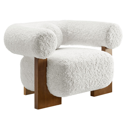 Jace Faux Fur Fabric Accent Chair by Modway / EEI-6997