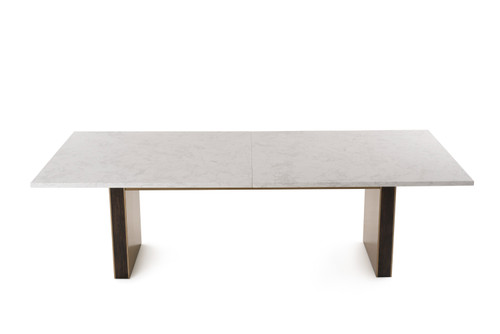 Auer - White Marble & Gold Dining Table / VGGM-DT-VALDERA-DT