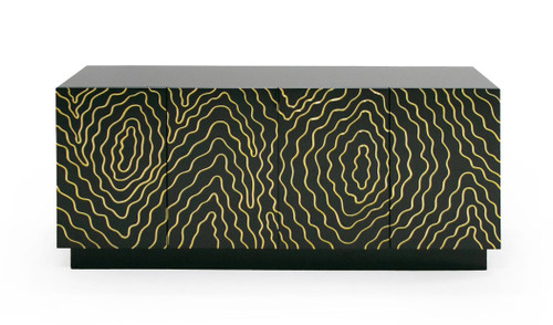 Jonah- Modern Black and Gold Buffet / VGVC-G2199-BLK
