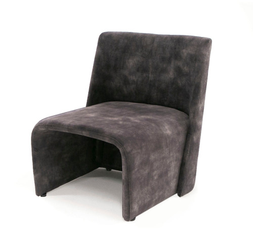 Modern Jarvis Accent Dark Grey Fabric Chair / VGBN-EC-258-DG-CH