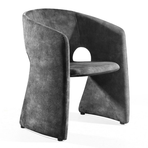 Malvern Modern Dark Grey Fabric Dining Chair / VGBN-EC-304-DG-DC