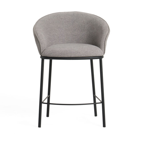 Rumi - Modern Grey Counter Stool / VGFH-0119175-CG-BS