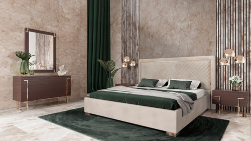 Corrico - Eastern King Modern Q Bedroom Set / VGVCBD1906-19-SET-Q