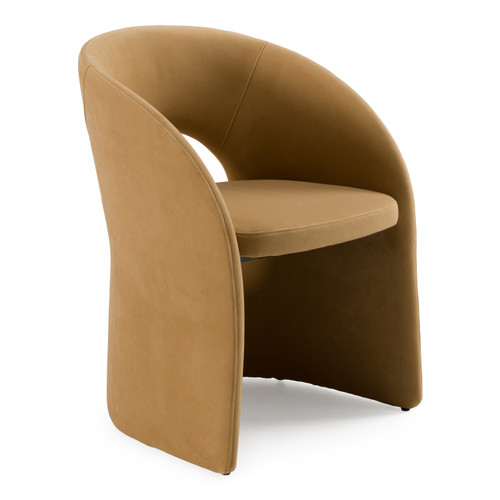 Brea - Modern Tan Fabric Dining Chair / VGEUMC-9708CH-A-TAN