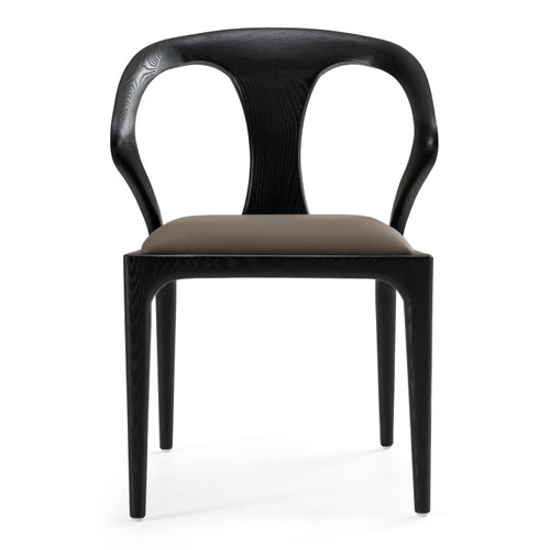 Campbell - Mid-Century Modern Grey & Black Ash Dining Chair / VGCS-CH-9808A-GRY