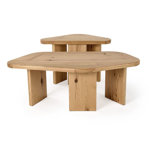 Jack - Modern Natural Wood Coffee Table Set / VGWDVAN-CFT1-VAN-CFT2