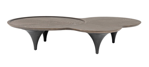 Beulah - Modern Free Form Dark Ash Coffee Table / VGOD-LZ-319C-COF