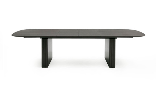 Calhoun - Modern Smoked Oak Extendable Dining Table / VGDWJ3572-2-BRN-DT