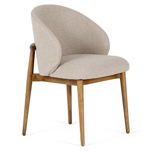 Blum - Modern Beige Linen Dining Chair / VGMY-3741-BGE
